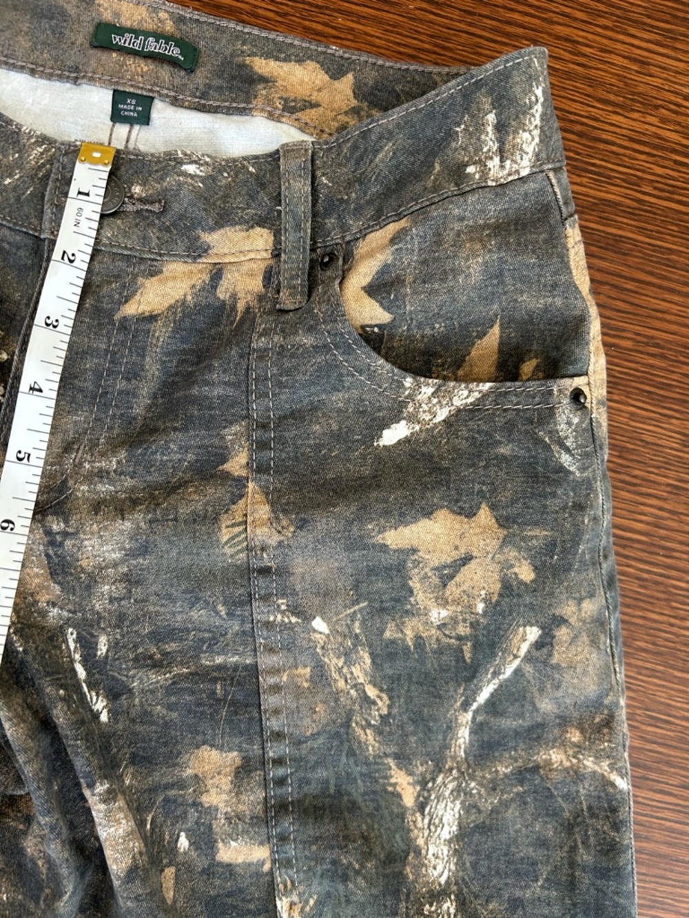 Wild Fable Leaf Camo Wide-Leg Jeans - Picture 5 of 7